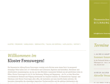 Tablet Screenshot of kloster-frenswegen.de